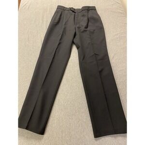 Men's Honig Black Referee Pants Pleated Front Size 34/32